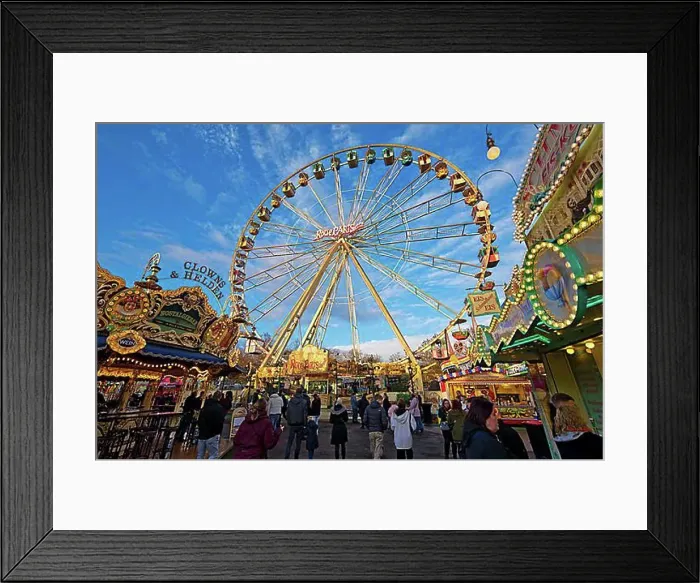 Framed Print : Palmkirmes, largest spring fair in North Rhine-Westphalia, Recklinghausen, Ruhr area, Germany, Europe