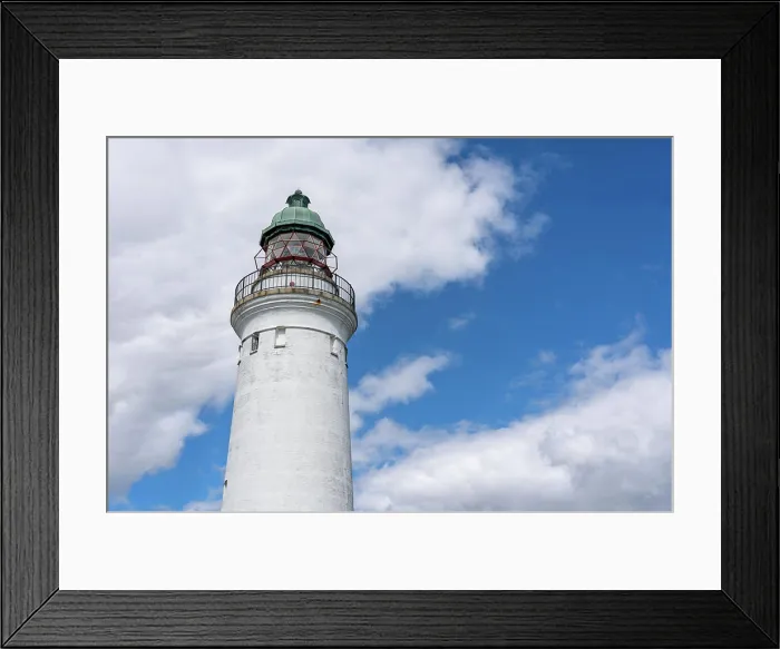 Framed Print : Stevns Lighthouse at Stevns Klint