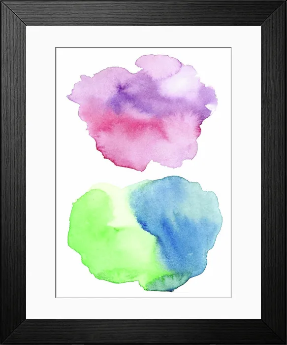 Framed Print : Abstract hand drawn watercolor background Abstract hand drawn watercolor background