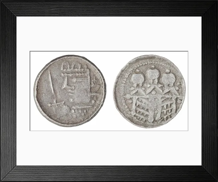 Framed Print : denarius (royal type). Bolesław II Śmiały (król Polski ; 1058-1079), ruler Framed Print : denarius (royal type). Bolesław II Śmiały (król Polski ; 1058-1079), ruler