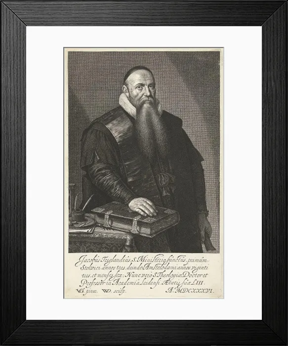 Framed Print : Portrait of Jacobus Trigland at the age of 53 Framed Print : Portrait of Jacobus Trigland at the age of 53