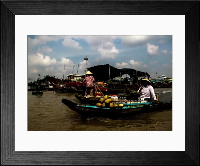 Framed Print : VIETNAM - MEKONG DELTA - MARKET