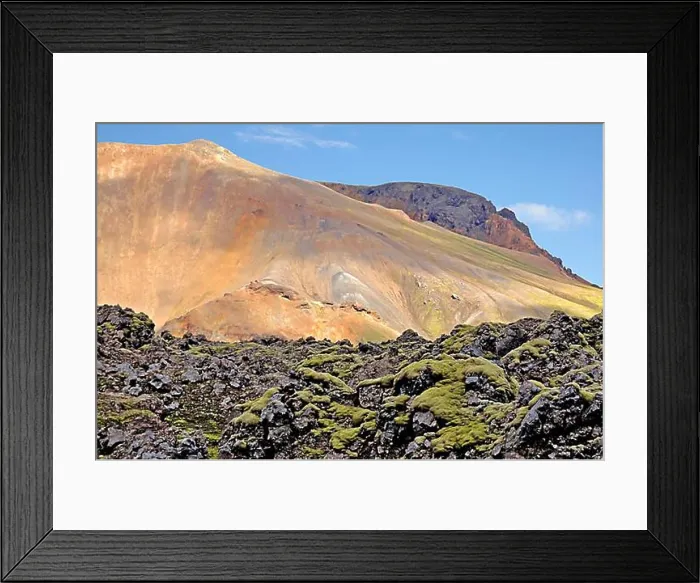 Framed Print : Colourful highlands in Landmannalaugar, Iceland, Europe