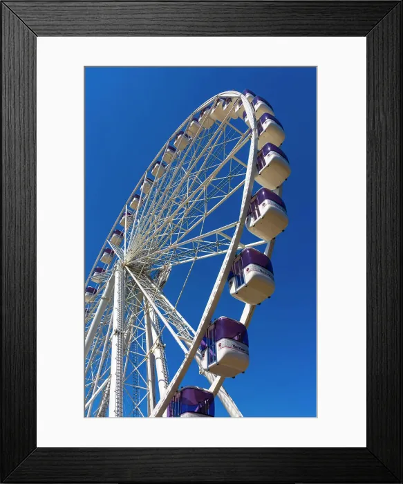Framed Print : Europe, Belgium, Antwerp. Big wheel Framed Print : Europe, Belgium, Antwerp. Big wheel