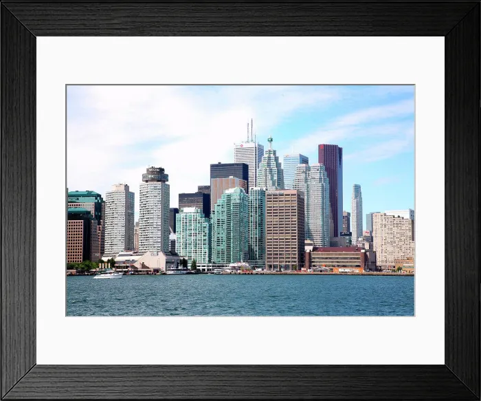 Framed Print : Buildings at the waterfront, Lake Ontario, Toronto, Ontario, Canada Framed Print : Buildings at the waterfront, Lake Ontario, Toronto, Ontario, Canada