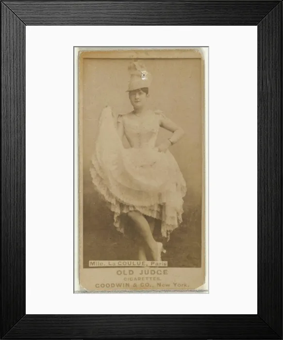 Framed Print : Mlle. La Coulue, Paris Framed Print : Mlle. La Coulue, Paris