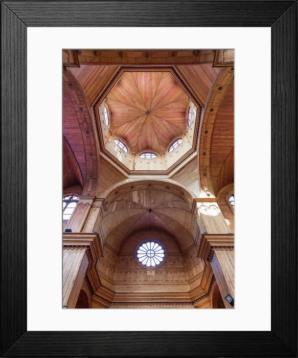 Framed Print : Chile, Chiloe Island, Castro, Iglesia de San Francisco church, interior Framed Print : Chile, Chiloe Island, Castro, Iglesia de San Francisco church, interior