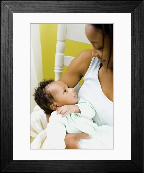 Framed Print : mother and newborn baby Framed Print : mother and newborn baby