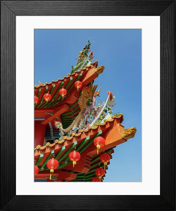 Framed Print : Thean Hou Temple A close-up picture of the colorful Thean Hou Temple. Copyright: xZoonar.com / BrunoxCoelhox 22040458