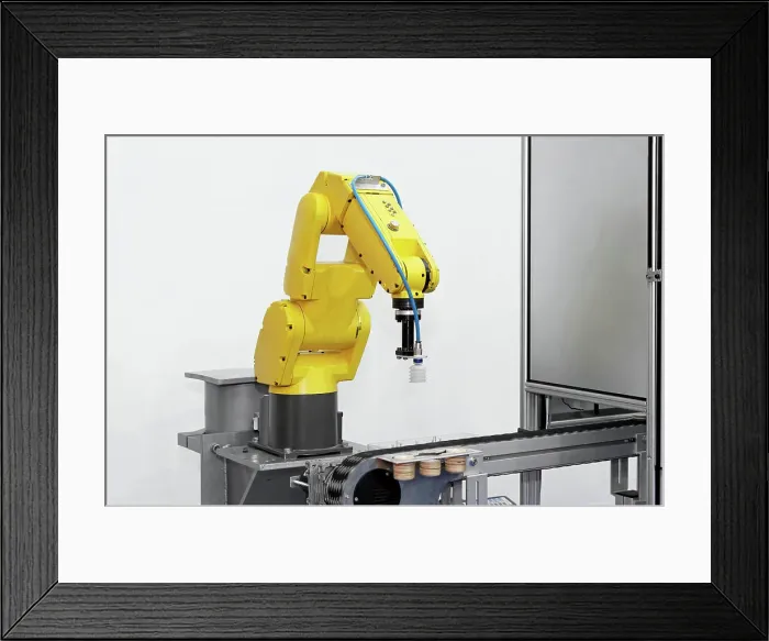 Framed Print : Robotic arm Robotic arm at production line in factory Copyright: xZoonar.com / Baloncicix 7036429 Framed Print : Robotic arm Robotic arm at production line in factory Copyright: xZoonar.com / Baloncicix 7036429