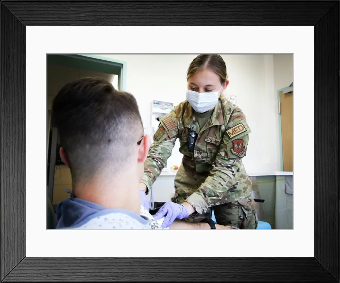 Framed Print : U.S. Air Force Staff Sgt. China Rosales