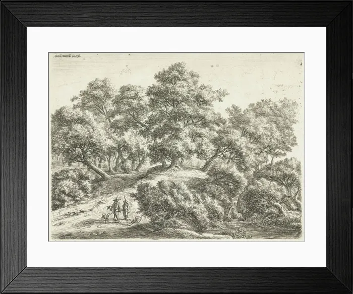 Framed Print : Valkenier and Jager in a forest Framed Print : Valkenier and Jager in a forest