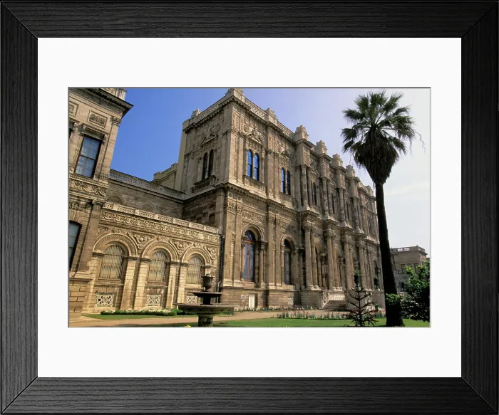 Framed Print : Europe, Middle East, Istanbul. The Bosphorus, Dolmabahce Palace Framed Print : Europe, Middle East, Istanbul. The Bosphorus, Dolmabahce Palace