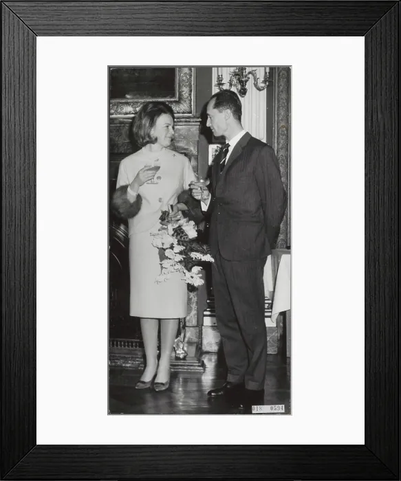 Framed Print : Elsevier photo collection. Dutch government proposed fiancé royal couple families Trèveszaal Hague Framed Print : Elsevier photo collection. Dutch government proposed fiancé royal couple families Trèveszaal Hague