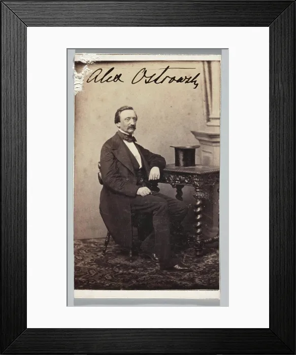 Framed Print : Portrait of Alexander Ostrowski (1810 - 1896) of a landowner Framed Print : Portrait of Alexander Ostrowski (1810 - 1896) of a landowner