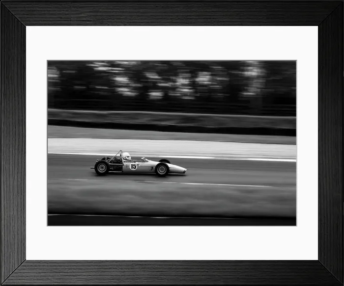 Framed Print : Vintage car races during the 2019 Vintage Racing Group 500