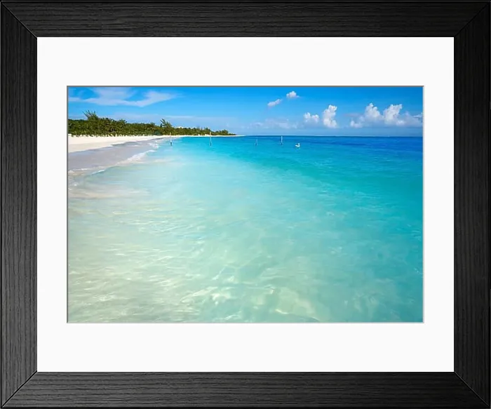 Framed Print : Riviera Maya Maroma Caribbean beach in Mayan Mexico