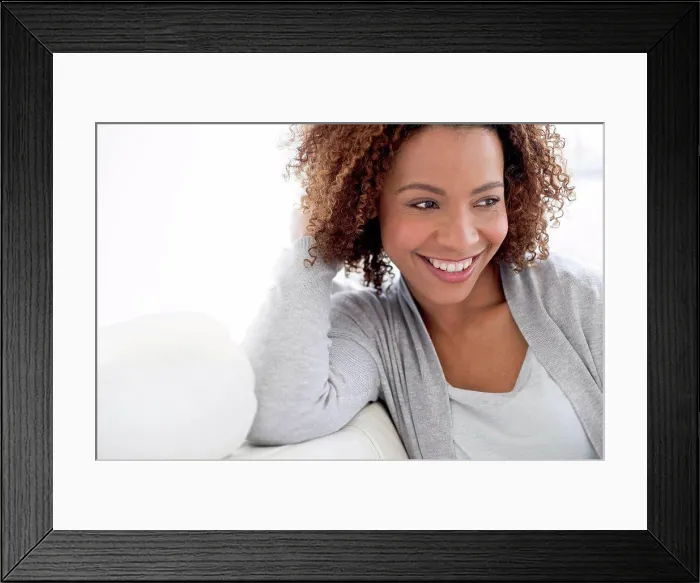 Framed Print : Portrait of mid adult woman Framed Print : Portrait of mid adult woman