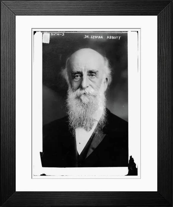 Framed Print : Dr. Lyman Abbott
