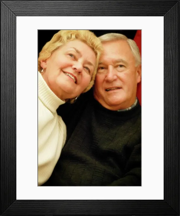 Framed Print : Portrait Of A Couple Framed Print : Portrait Of A Couple