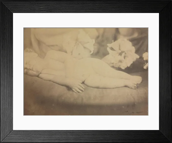 Framed Print : The Lily and the Lamb, c. 1865 Framed Print : The Lily and the Lamb, c. 1865