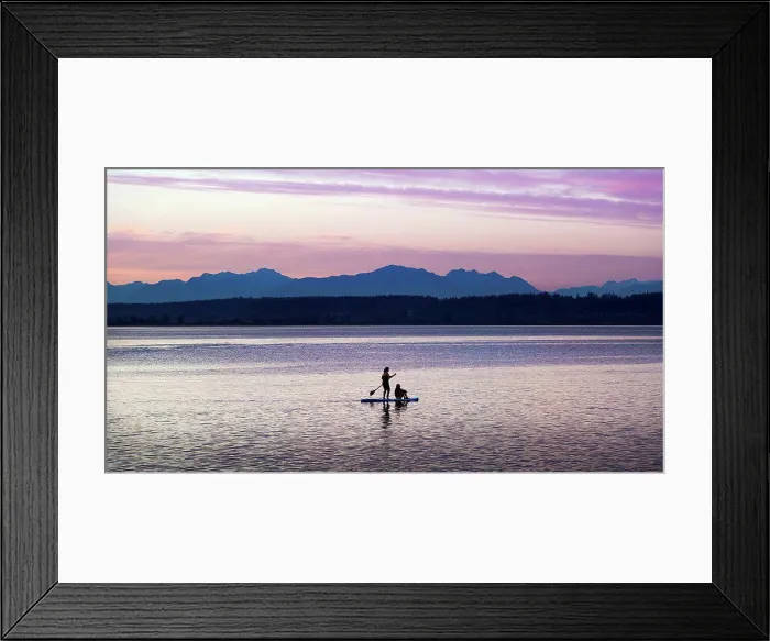 Framed Print : Sunset at Crescent Beach; Surrey, British Columbia, Canada Framed Print : Sunset at Crescent Beach; Surrey, British Columbia, Canada