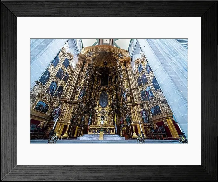 Framed Print : Mexico City Metropolitan Cathedral, Mexico city, Mexico, Central America Framed Print : Mexico City Metropolitan Cathedral, Mexico city, Mexico, Central America