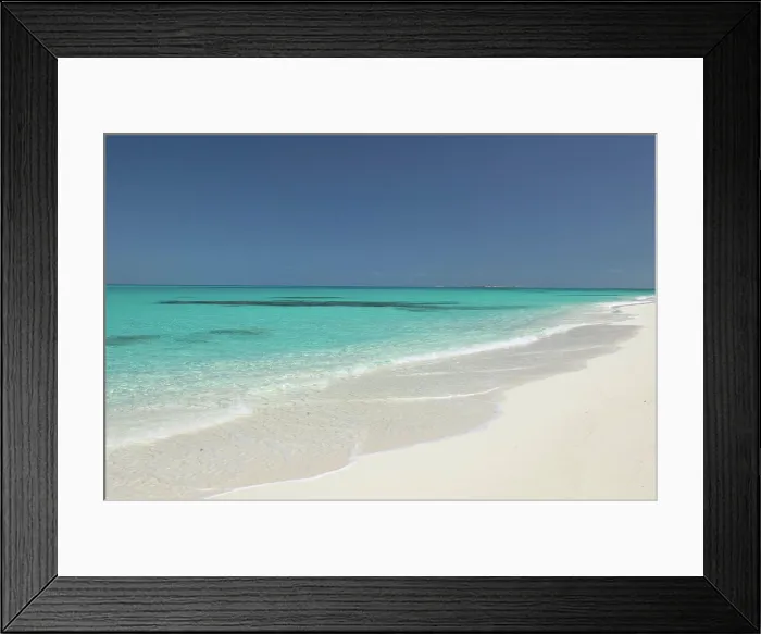 Framed Print : Caribbean, TURKS & CAICOS, Salt Cay Island, Balfour Town: North Beach View Framed Print : Caribbean, TURKS & CAICOS, Salt Cay Island, Balfour Town: North Beach View