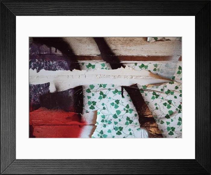 Framed Print : Textures from an abandoned house Framed Print : Textures from an abandoned house