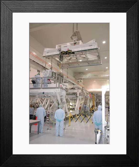 Framed Print : KENNEDY SPACE CENTER, FLA. - In the Space Station Processing Facility Framed Print : KENNEDY SPACE CENTER, FLA. - In the Space Station Processing Facility