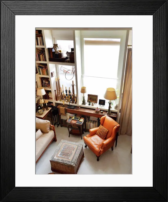 Framed Print : Armchair by window in living room, Argentina. 02 / 17 / 2011 Framed Print : Armchair by window in living room, Argentina. 02 / 17 / 2011