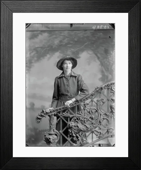 Framed Print : ﻿Miss Fuller 6 PC, circa 1920, Wellington, by Berry & Co