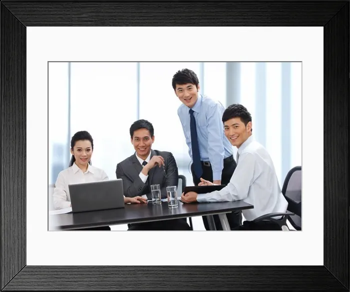 Framed Print : Portrait of business people Framed Print : Portrait of business people
