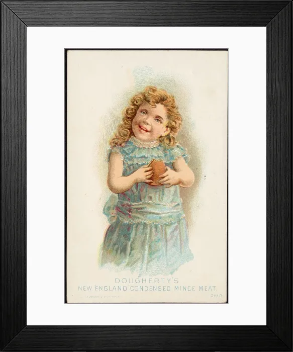 Framed Print : Dougherty's New England Condensed Mince Meat. Dougherty's New England Condensed Mince Meat Framed Print : Dougherty's New England Condensed Mince Meat. Dougherty's New England Condensed Mince Meat