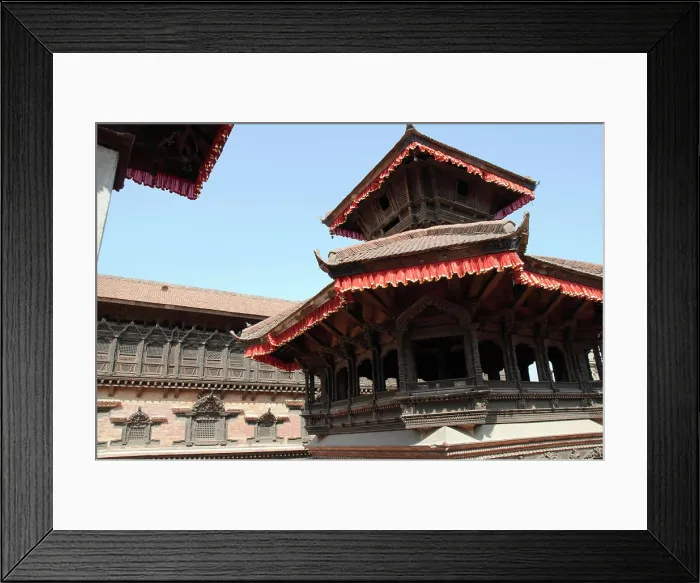 Framed Print : Wood decorations wood decorations on windows in Bhaktapur, Nepal Framed Print : Wood decorations wood decorations on windows in Bhaktapur, Nepal