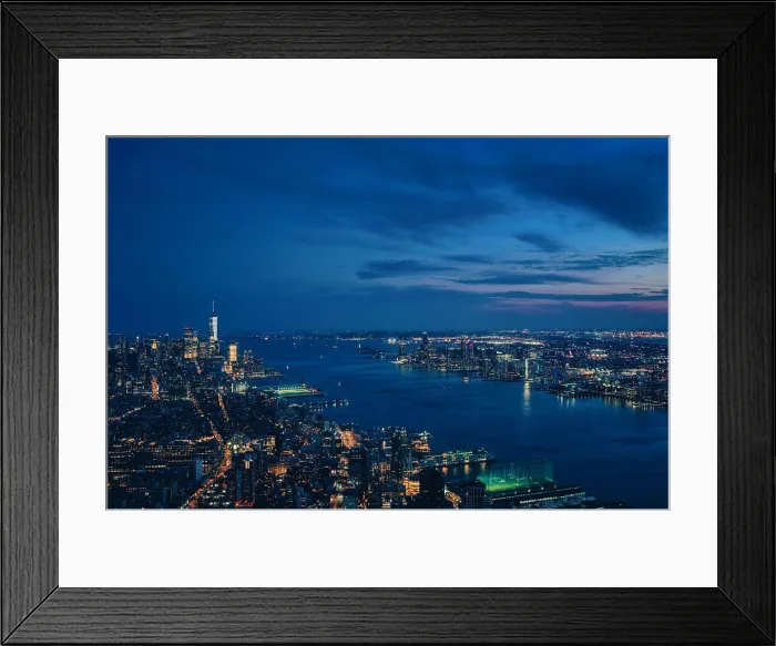 Framed Print : city skyline at night beautiful view New York new jersey sky horizon s Framed Print : city skyline at night beautiful view New York new jersey sky horizon s