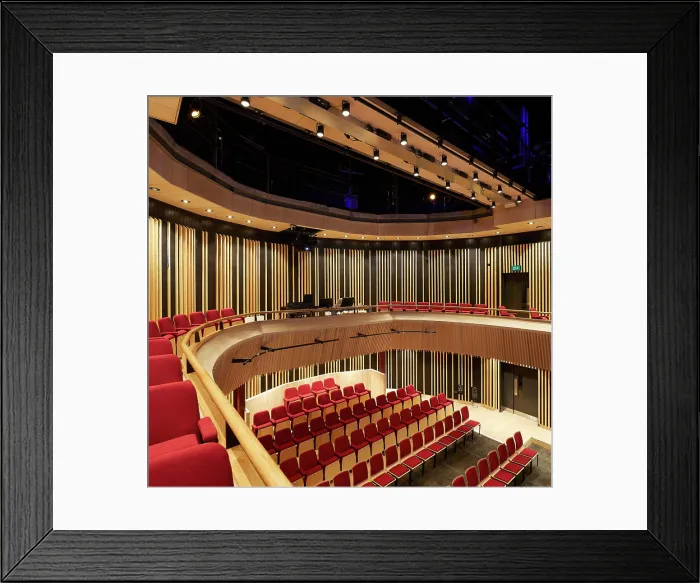 Framed Print : View across auditorium seating with balconies Framed Print : View across auditorium seating with balconies