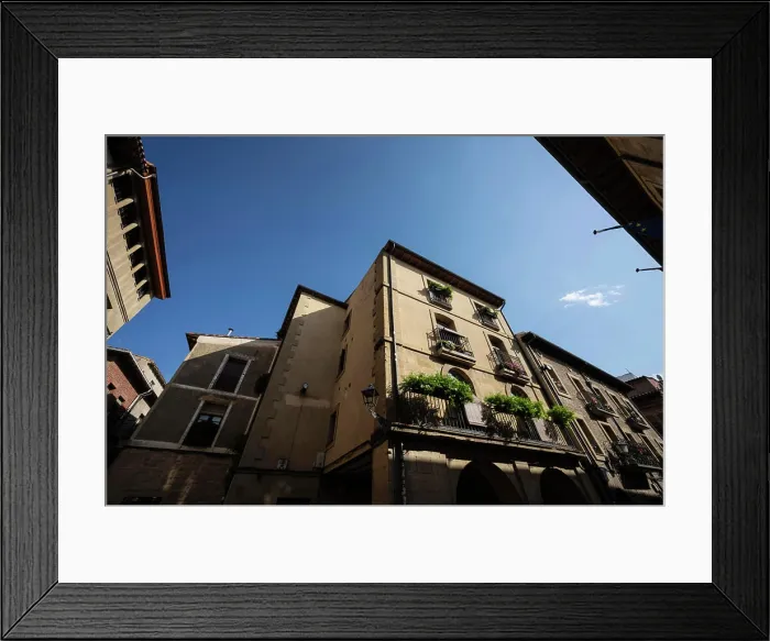 Framed Print : Buildings of Laguardia, Rioja Alavesa, Spain