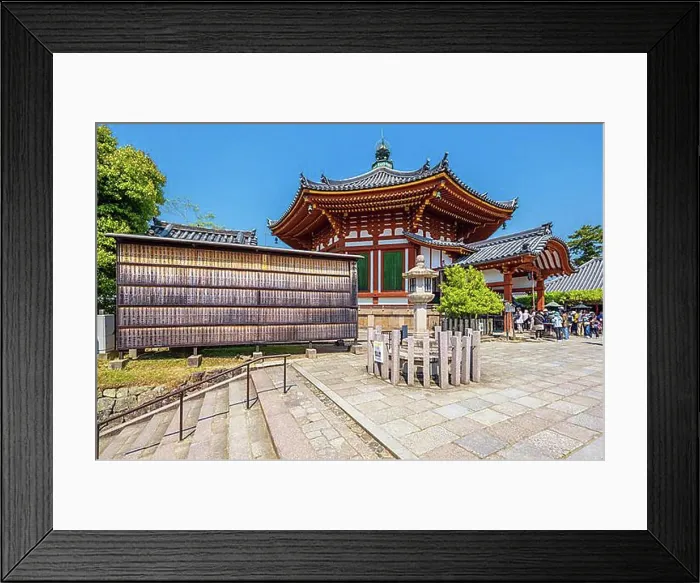 Framed Print : Nara Japan. Prayers written on wooden cards Framed Print : Nara Japan. Prayers written on wooden cards