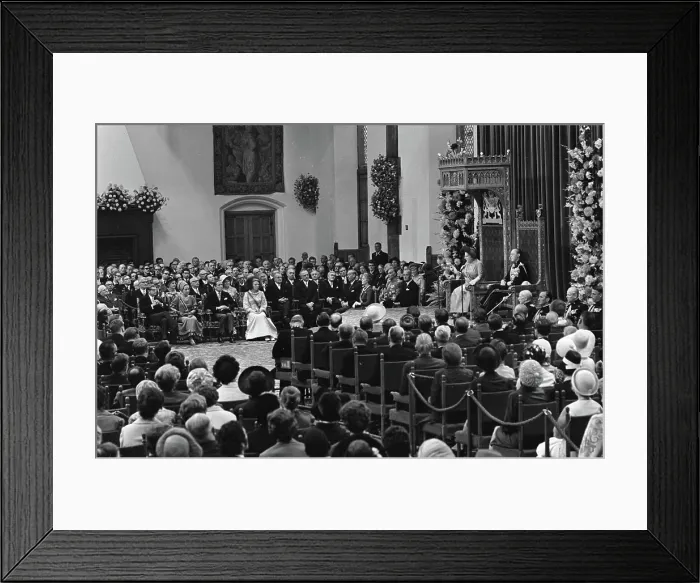 Framed Print : Anefo photo collection. Prinsjesdag 1970 Framed Print : Anefo photo collection. Prinsjesdag 1970