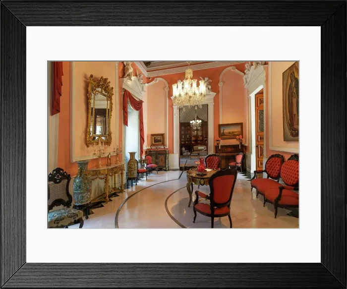 Framed Print : Spanish colonial interior of palace of Casa de Montejo, Merida, Yucatan State, Mexico Framed Print : Spanish colonial interior of palace of Casa de Montejo, Merida, Yucatan State, Mexico