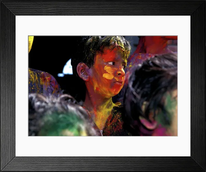 Framed Print : Holi Festival, India