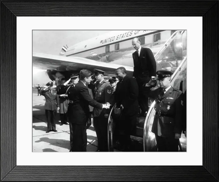 Framed Print : Arrival ceremony for Sylvanus Olympio Framed Print : Arrival ceremony for Sylvanus Olympio
