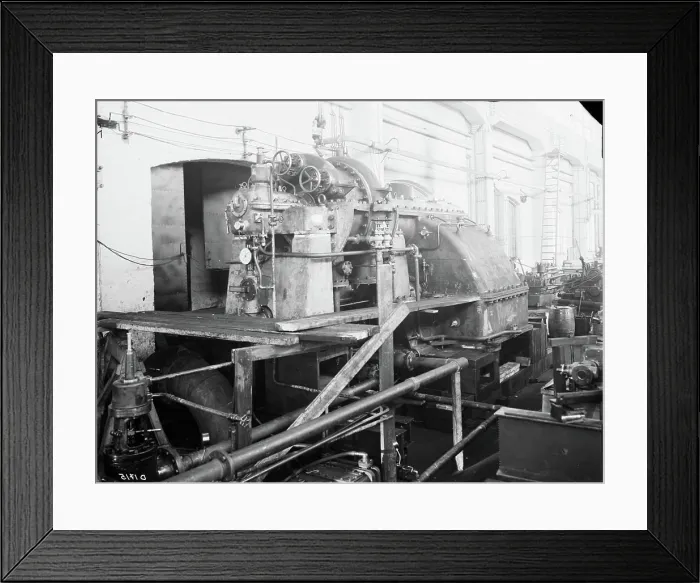 Framed Print : Steam turbine Framed Print : Steam turbine
