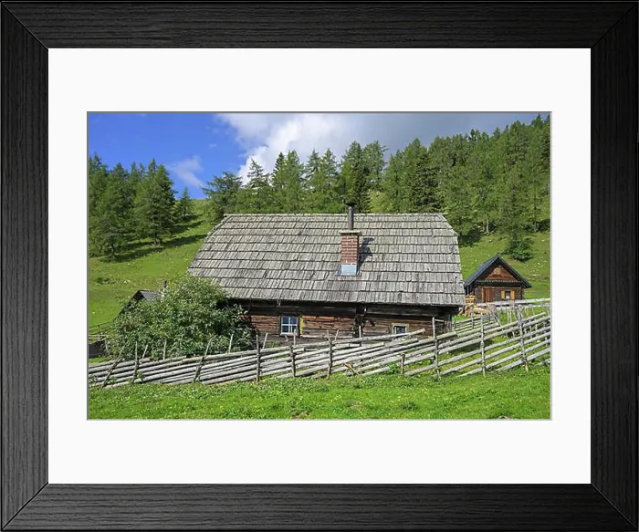 Framed Print : Almdorf Schiesslingalm, Aflenz, Styria, Austria, Europe Framed Print : Almdorf Schiesslingalm, Aflenz, Styria, Austria, Europe