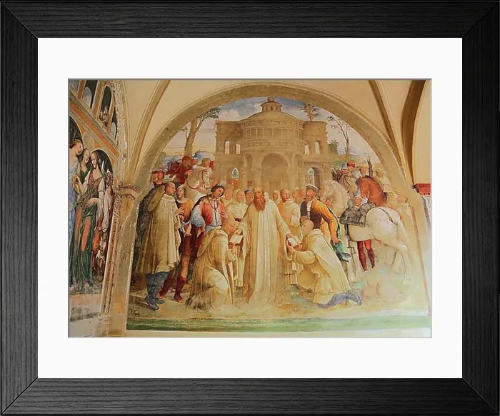 Framed Print : Italy, Monte Oliveto Abbey, Abbazia di Monti Olivieti Maggiore Framed Print : Italy, Monte Oliveto Abbey, Abbazia di Monti Olivieti Maggiore