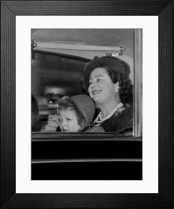 Framed Print : The Little Princess Was Surprised - Princess Anne Framed Print : The Little Princess Was Surprised - Princess Anne