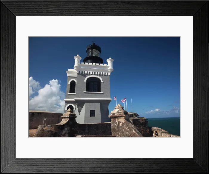 Framed Print : Puerto Rico, San Juan, Old San Juan, El Morro Fortress, lighthouse Framed Print : Puerto Rico, San Juan, Old San Juan, El Morro Fortress, lighthouse