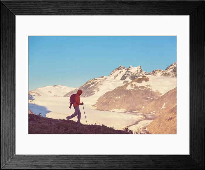 Framed Print : Der Salmon Gletscher in der kanadischen Provinz British Columbia Framed Print : Der Salmon Gletscher in der kanadischen Provinz British Columbia