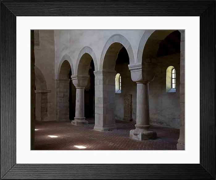 Framed Print : Northern nave arcade, St. Sankt, Saint Framed Print : Northern nave arcade, St. Sankt, Saint